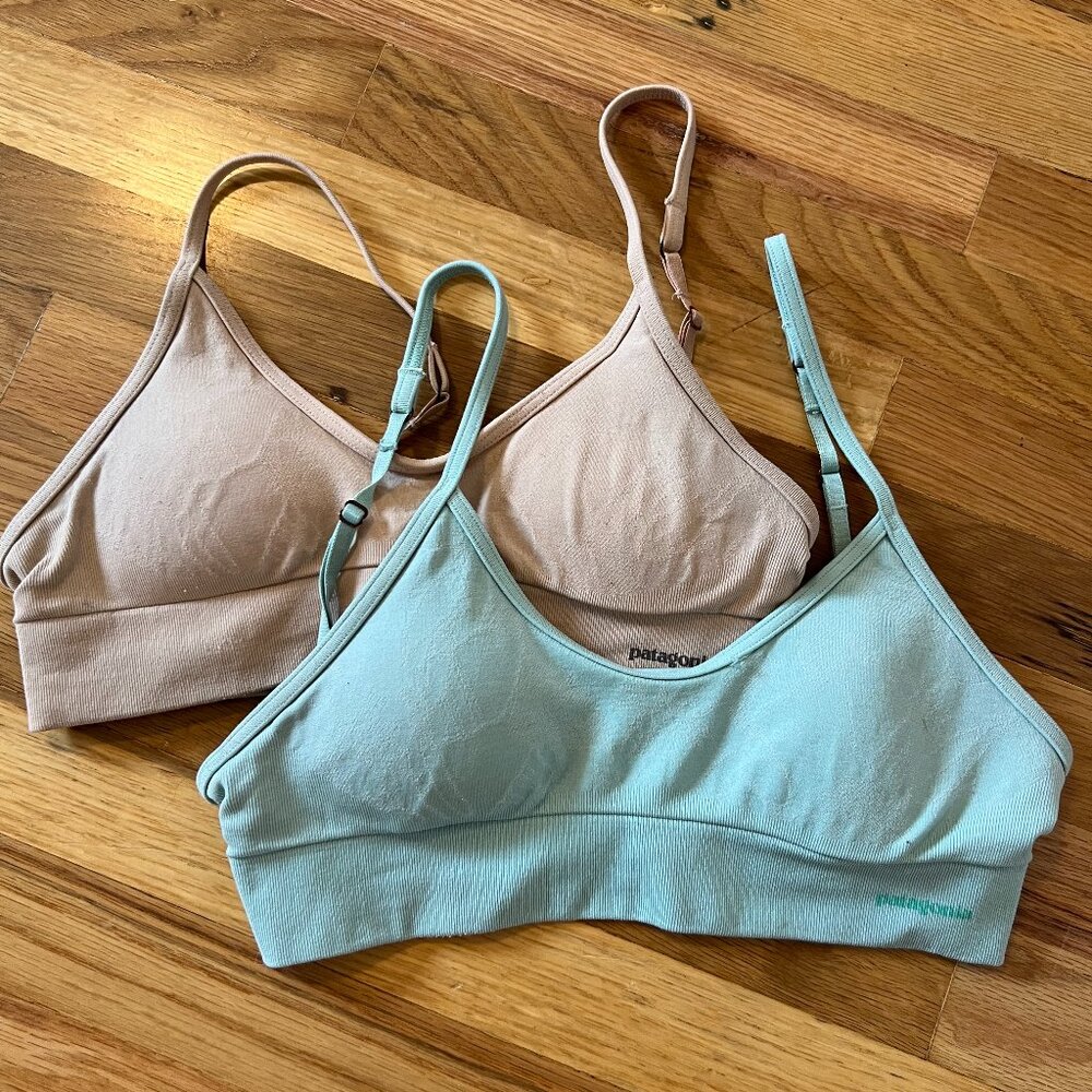 Two Patagonia Women's Barely Everyday Bra Size Small